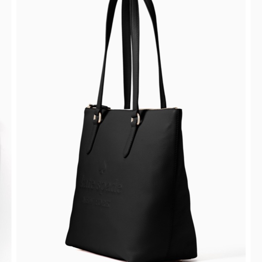 Kate Spade ♠️ NWT Black Logo Tote Bag - Picture 4 of 6